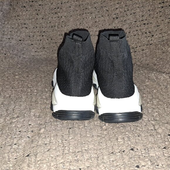 KURT GEIGER-London-Lettie-Knit Black-Sock Booties-Sz 38/7.5-Excellent - Picture 6 of 8